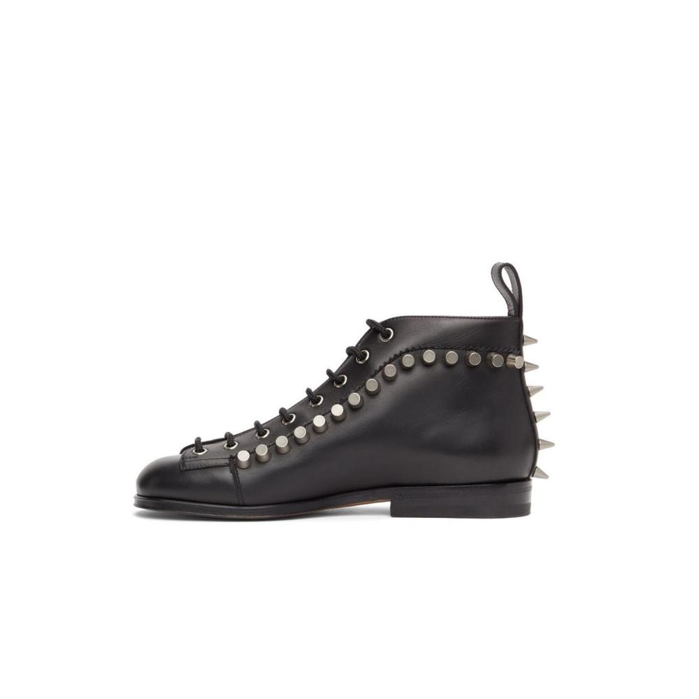 Gucci - Black Brogue Detail Boots - IT 39 - Picture 3 of 6